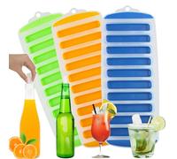 Hillylolly Cubiteras para Hielo Botellas - 3 Piezas Bandeja para Cubitos de Hielo - para Bebidas Deportivas y Botellas de Agua