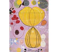 Hilma Af Klint Group Iv No 7 Ten Largest Adulthood XL Giant Panel Poster (8 Sections) Grupo Póster
