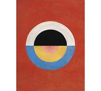 Wee Blue Coo Hilma Af Klint Svanen Abstract Circles Painting Art Print Poster Wall Decor 12X16 Inch