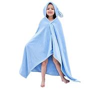 Hilmocho Toalla de Baño con Capucha para Bebé Albornoz de Manta con Capucha de Animal Absorbente Suave Toalla Poncho de Playa para Bebé para Niños Niñas