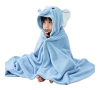 Hilmocho Toalla de Baño con Capucha para Bebé Albornoz Manta Extra Grande con Capucha para Niños Niñas Pequeños Toallas de Ducha de Playa Absorbentes Gruesas, 138x68CM