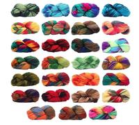 Hilo acrílico EcoDyed de bricolaje para tejer suéteres, bufandas, muñecas y más proyectos creativos (05)