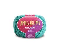Hilo Amigurumi de Circulo - 100% algodón virgen brasileño mercerizado (paquete de 1 bola) - 4.5 onzas, 278 yardas - Sport (Tiffany - 5669)