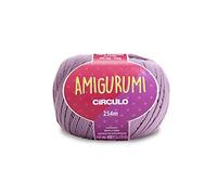 Hilo Amigurumi de Circulo - 100% algodón virgen brasileño mercerizado (paquete de 1 bola) - 4.5 onzas, 278 yardas - Sport (6802)