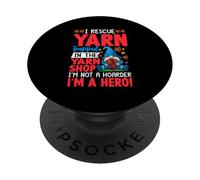 Hilo atrapado Gnomo Héroe Tejer PopSockets PopGrip Adhesivo