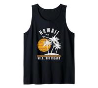 Hilo Big Island Hawaii HI Beach Recuerdo de Vacaciones Camiseta sin Mangas