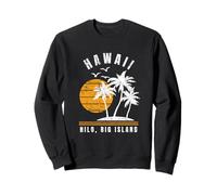 Hilo Big Island Hawaii HI Beach Recuerdo de Vacaciones Sudadera