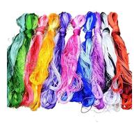 Hilo Bordar Hilo de bordar de seda Natural, 30/50/100 madejas, hilos de seda Multicolor, joyería tejida hecha a mano, Su seda Hilos De Bordar (Color : 30 Skeins)