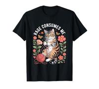 Hilo botánico para Gatos atigrados, Divertido, de Rage Consumes Me Camiseta