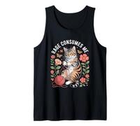 Hilo botánico para Gatos atigrados, Divertido, de Rage Consumes Me Camiseta sin Mangas