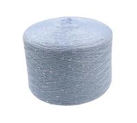 Hilo brillante de Tencel de colores, 100 g, 3 mm, for tejer a mano - Hilo con lentejuelas de 3 capas, 800 m(Color22)