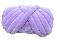 Hilo Chenilla Grueso 500 g de hilo grueso algodón con núcleo terciopelo súper for tejer mantas, gorros y proyectos DIY. Ideal for a mano, hacer hilados bordar Para artesanía(Taro flour 500g)