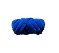 Hilo Chenilla Grueso 500 g de hilo grueso algodón con núcleo terciopelo súper for tejer mantas, gorros y proyectos DIY. Ideal for a mano, hacer hilados bordar Para artesanía(Sapphire blue 500g)