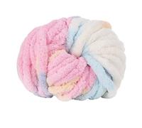 Hilo Chenilla Grueso Hilo súper voluminoso de 2CM, chenilla Extra gruesa 500g for tejer mantas, cojines, bufanda, bola hilo suave y for bricolaje(ColorA)