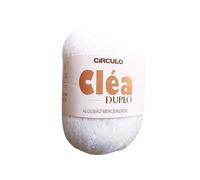 Hilo Clea Duplo Círculo Ne 8/4 - 100% Algodón Mercerizado - 508 m / 150 g - TEX 295 - Ideal para Crochet y Tricô (8001)