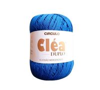 Hilo Clea Duplo Círculo Ne 8/4 - 100% Algodón Mercerizado - 508 m / 150 g - TEX 295 - Ideal para Crochet y Tricô (2829)