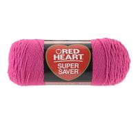 Hilo Coats Red Heart Super Saver Yarn, color rosa impactante