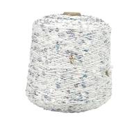 Hilo con lentejuelas brillantes, Hilo de algodón con lentejuelas 3 mm y 6, 50 g, 140 m, multicolor, 1-8 piezas(A-10,8PC)