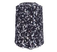 Hilo con lentejuelas brillantes, Hilo de lentejuelas 50g 140m Multicolor 6mm + 3mm for tejer y hacer ganchillo DIY(A-13)