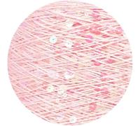 Hilo con lentejuelas brillantes, Hilo De Lentejuelas Algodón 50g 140m 3mm 6mm Paquete Multicolor 2 4 6 Piezas(A-15,4PC)