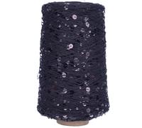 Hilo con lentejuelas brillantes, Hilo de lentejuelas algodón for tejer ganchillo, 50g, 140m, 3mm, 6mm, paquetes surtidos multicolores(A-15,6PC)