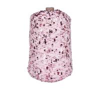 Hilo con lentejuelas brillantes, Hilo de lentejuelas algodón for tejer ganchillo, 50g, 140m, 3mm, 6mm, paquetes surtidos multicolores(A-5,2PC)