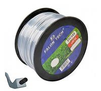 Hilo de 100 m de 4 cantos de 2,4 mm con núcleo reforzado compatible con desbrozadora Husqvarna/Powermat