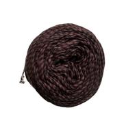 Hilo de algodón de color tejido a mano, 100g, perfecto for tejer, hacer ganchillo, sombreros, suéteres y bufandas(BrickRed)