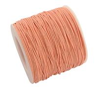 Hilo de algodón encerado de 100 yardas, cuerda de cuentas recubierta de cera de 1 mm para collares, pulseras, joyas trenzadas, costura, cuero, macramé, decoración de jarrones