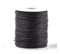 Hilo de algodón encerado de 100 yardas, cuerda de cuentas recubierta de cera de 1 mm para collares, pulseras, joyas trenzadas, costura, cuero, macramé, decoración de jarrones