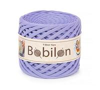 Hilo de algodón suave de la más alta calidad, suministros para tejer, hilos de tela ligeros y transpirables, 100 metros, 5-7 mm, lavanda