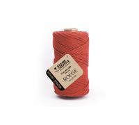 Hilo de algodón reciclado - GRAINE CREATIVE - Rojo - 100 m - 2 mm - Mixto