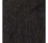 Hilo de alpaca y seda superfino esponjoso, seda de alpaca cepillada Drops ligera y cálida, 25.5 g, 153 yardas por ovillo (16 negro)