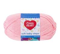 Hilo de beb? Red Heart Soft Baby Steps en color rosa beb? (E746.9700)