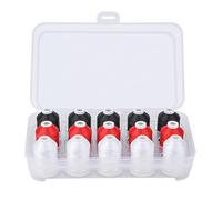 hilo de bordado, Hilo de bordar a máquina poliéster, 6 opciones color, 15 carretes con caja plástico(5white 5black 5red)