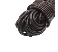hilo de bordar, 3mm Round Flat Leather Cords 2 Meters Multicolor for DIY Jewelry(14)