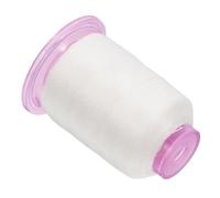 Hilo de Bordar 500 Yardas Soluble en Agua Blanco, para Máquina | Seda y Etiquetas Colgantes, Acabado Limpio, Vinyon y Proteína Disoluble, Costura Delicada