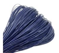 hilo de bordar, Cowhide Leather Rope String, 1 Piece 5 Yards 2mm PU Multicolor for Jewelry Making and Craft(Deep Blue)