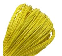 hilo de bordar, Cowhide Leather Rope String, 1 Piece 5 Yards 2mm PU Multicolor for Jewelry Making and Craft(Yellow)