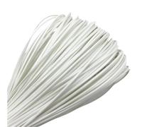 hilo de bordar, Cowhide Leather Rope String, 1 Piece 5 Yards 2mm PU Multicolor for Jewelry Making and Craft(White)