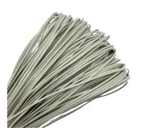 hilo de bordar, Cowhide Leather Rope String, 1 Piece 5 Yards 2mm PU Multicolor for Jewelry Making and Craft(Grey White)