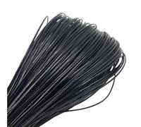 hilo de bordar, Cowhide Leather Rope String, 1 Piece 5 Yards 2mm PU Multicolor for Jewelry Making and Craft(Black)
