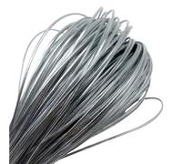 hilo de bordar, Cowhide Leather Rope String, 1 Piece 5 Yards 2mm PU Multicolor for Jewelry Making and Craft(Silver)