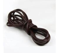 hilo de bordar, Cowhide Leather Rope String, 2m Round Cord 1-8mm Diameter Multicolor for DIY Jewelry Making(Coffee,1.5mm X 2M)