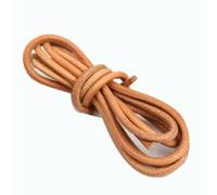 hilo de bordar, Cowhide Leather Rope String, 2m Round Cord 1-8mm Diameter Multicolor for DIY Jewelry Making(Original Color,1mm X 2M)