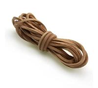 hilo de bordar, Cowhide Leather Rope String, Cow Cord Round 1-10mm Flat 2-20x2mm for DIY Jewelry Making 2m(Flat 3x2mm)
