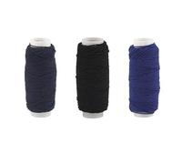 Hilo de bordar Juego de 2 uds/3 uds hilos elásticos coloridos for máquinas coser, 30 metros/rollo bordados, juego hilo for a mano(04-3pcs)