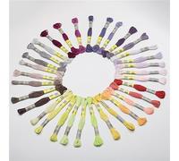 Hilo De Bordar Juego de 35 colores hilo bordar algodón egipcio mercerizado, 8 metros por madeja, punto cruz, ganchillo DIY