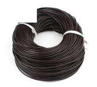 hilo de bordar, Leather Cords 1-3mm 5 Meters Multicolor DIY Bracelet Necklace Jewelry Making(Coffee,2mm 5meters)