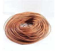hilo de bordar, Round Leather Cords for DIY Jewelry Making Dark Brown Nude Black 1-6mm X 2-5m(Nude Color,3mm X 5meters)